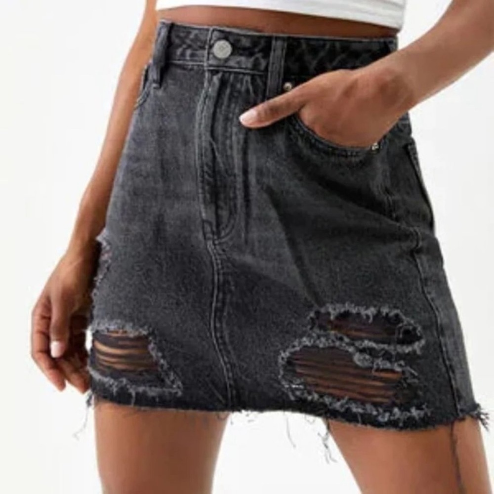 Pacsun Distressed Mini Skirt XXS